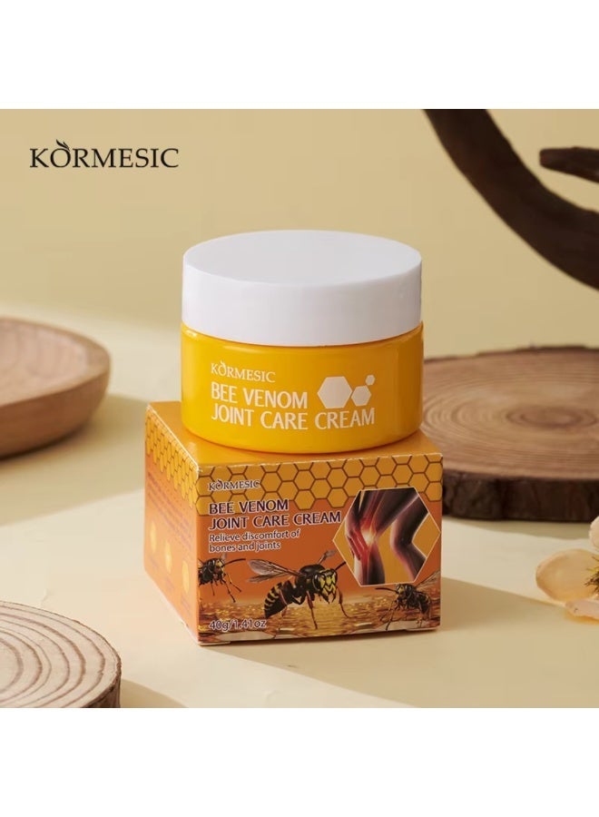 Kormesic Bee Venom Joint Care Cream, Relieve Bones & Joints Discomfort, Moisturize Skin, Joint Pain Relief Cream 40g - Image 5